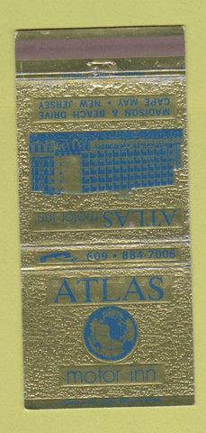 Matchbook Cover - Atlas Motor Inn Cape May NJ 30 Strike