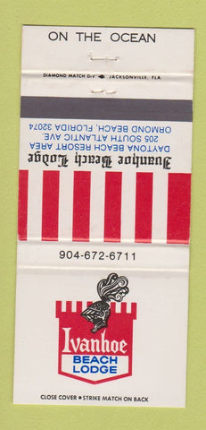 Matchbook Cover - Ivanhoe Beach Lodge Ormond Beach FL 30 Strike