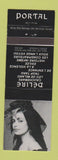 Matchbook Cover - Delire Portal girlie QC