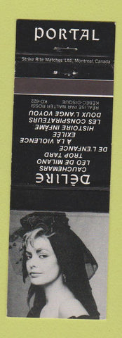 Matchbook Cover - Delire Portal girlie QC