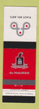 Matchbook Cover - Place Des Arts du Maurier QC