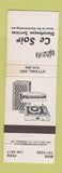 Matchbook Cover - Ce Soir Disco Services Ottawa ON stereo WEAR