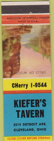 Matchbook Cover - Kiefer's Tavern Cleveland OH