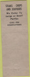 Matchbook Cover - Kiefer's Tavern Cleveland OH