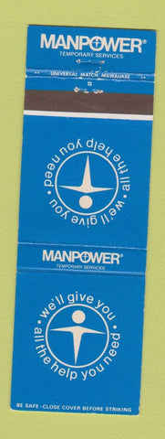 Matchbook Cover - Manpower Temporary Employment Service