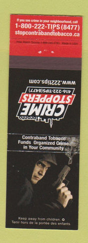 Matchbook Cover - Crime Stoppers Toronto ON