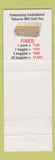 Matchbook Cover - Crime Stoppers Toronto ON