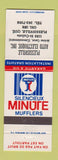 Matchbook Cover - Minute MufflersPlessisville Auto Electric QC