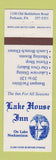 Matchbook Cover - Lake House Inn Perkasie PA