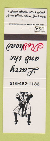 Matchbook Cover - Larry and the Redhead Great Neck NY