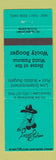 Matchbook Cover - Lariat Saloon Grand Lake Colorado girlie TEAL