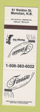 Matchbook Cover - Finesse Massage Club Moncton NB SAMPLE