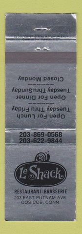 Matchbook Cover - Le Shack Restaurant Cos Cob CT WEAR