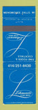 Matchbook Cover - Lohmann's Steak House Menomonee Falls WI