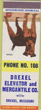Matchbook Cover - Dexter MO Elevator Terrier Dog