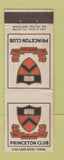 Matchbook Cover - Princeton Club