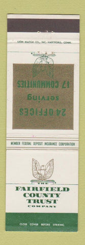 Matchbook Cover - Fairfield Country Trust Company Greenwich CT Danbury