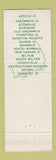 Matchbook Cover - Fairfield Country Trust Company Greenwich CT Danbury