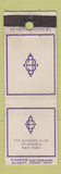 Matchbook Cover - Bankers Club of New York DQ HOLE PUNCHED