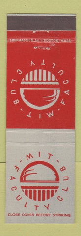 Matchbook Cover - MIT Faculty Club