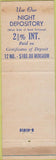 Matchbook Cover - St John's Community Bank St Louis MO