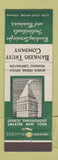 Matchbook Cover - Bankers Trust Company New York City
