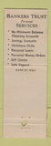 Matchbook Cover - Bankers Trust Company New York City