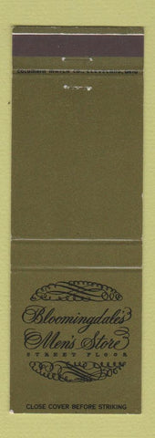 Matchbook Cover - Bloomingdale's Men's Store Stamford CT Hackensack NJ