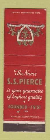 Matchbook Cover - SS Pierce Boston MA WEAR