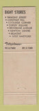 Matchbook Cover - SS Pierce Boston MA WEAR