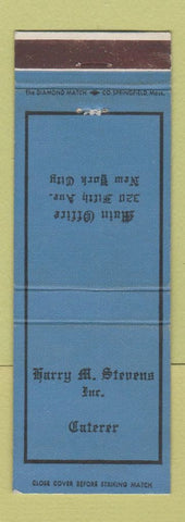Matchbook Cover - Harry Stevens Catering New York City