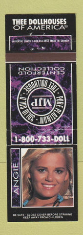 Matchbook Cover - Dollhouse Strip Clubs CHAIN girlie Angie
