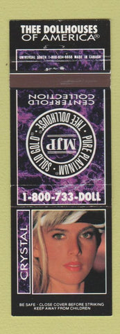 Matchbook Cover - Dollhouse Strip Clubs CHAIN girlie Crystal