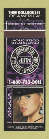 Matchbook Cover - Dollhouse Strip Clubs CHAIN girlie Angela