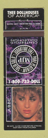 Matchbook Cover - Dollhouse Strip Clubs CHAIN girlie Abbe