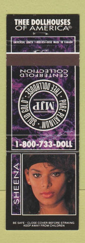 Matchbook Cover - Dollhouse Strip Clubs CHAIN girlie Sheena