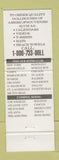 Matchbook Cover - Dollhouse Strip Clubs CHAIN girlie Savannah