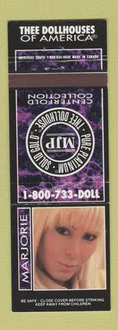 Matchbook Cover - Dollhouse Strip Clubs CHAIN girlie Marjorie
