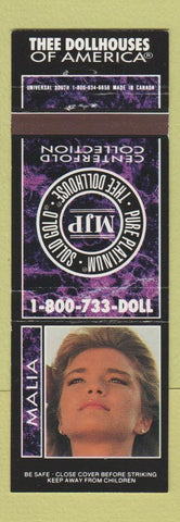 Matchbook Cover - Dollhouse Strip Clubs CHAIN girlie Malia