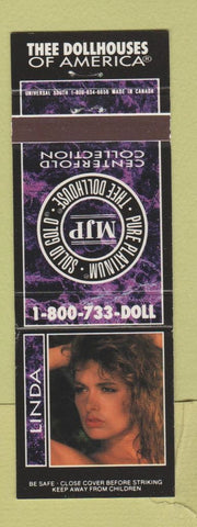 Matchbook Cover - Dollhouse Strip Clubs CHAIN girlie Linda