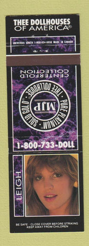 Matchbook Cover - Dollhouse Strip Clubs CHAIN girlie Leigh
