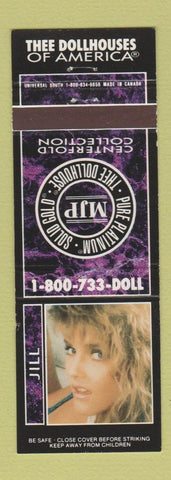 Matchbook Cover - Dollhouse Strip Clubs CHAIN girlie Jill