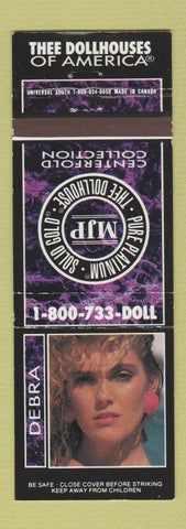 Matchbook Cover - Dollhouse Strip Clubs CHAIN girlie Debra