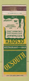 Matchbook Cover - Ol South Restaurant Cincinnati OH WEAR