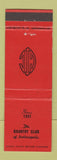 Matchbook Cover - Country Club of Indianapolis IN
