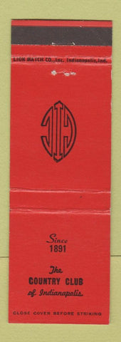 Matchbook Cover - Country Club of Indianapolis IN