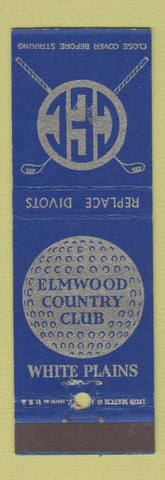 Matchbook Cover - Elmwood Country Club White Plains NY