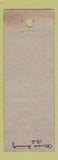 Matchbook Cover - WUC Women's University Club DQ HOLE PUNCHED