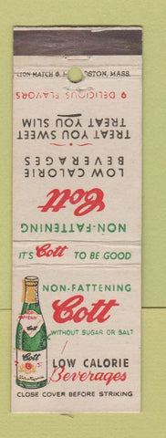 Matchbook Cover - Cott Beverages Soda? WEAR