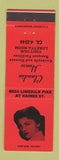 Matchbook Cover - Claudia House Philadelphia PA girlie